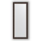 Зеркало с фацетом в багетной раме - палисандр 62 мм, 61 х 151 см, Evoform - фото 306897961