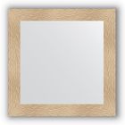 Зеркало в багетной раме - золотые дюны 90 мм, 80 х 80 см, Evoform - фото 6051269
