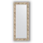 Зеркало с фацетом в багетной раме - прованс с плетением 70 мм, 53 х 133 см, Evoform - фото 306897986