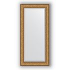 Зеркало с фацетом в багетной раме - медный эльдорадо 73 мм, 54 х 114 см, Evoform - фото 6051290