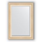 Зеркало с фацетом в багетной раме - старый гипс 82 мм, 65 х 95 см, Evoform - фото 306898001