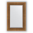 Зеркало с фацетом в багетной раме - бронзовый акведук 93 мм, 57 х 87 см, Evoform - фото 6051308