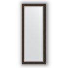 Зеркало с фацетом в багетной раме - палисандр 62 мм, 56 х 141 см, Evoform - фото 306898021