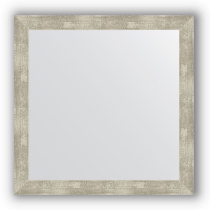 Зеркало в багетной раме - алюминий 61 мм, 74 х 74 см, Evoform