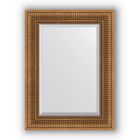 Зеркало с фацетом в багетной раме - бронзовый акведук 93 мм, 57 х 77 см, Evoform - фото 6051340