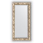 Зеркало с фацетом в багетной раме - прованс с плетением 70 мм, 53 х 113 см, Evoform - фото 306898052