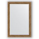 Зеркало с фацетом в багетной раме - вензель бронзовый 101 мм, 119 х 179 см, Evoform - фото 6051343