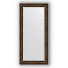 Зеркало с фацетом в багетной раме - византия бронза 99 мм, 79 х 169 см, Evoform - фото 6051351