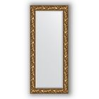 Зеркало с фацетом в багетной раме - византия золото 99 мм, 69 х 159 см, Evoform - фото 6051358