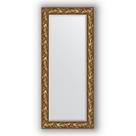 Зеркало с фацетом в багетной раме - византия золото 99 мм, 69 х 159 см, Evoform