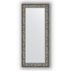 Зеркало с фацетом в багетной раме - византия серебро 99 мм, 69 х 159 см, Evoform - фото 306898069