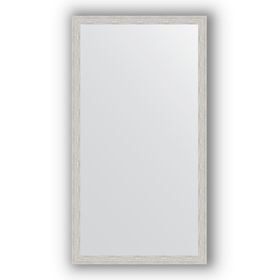 Зеркало в багетной раме - серебряный дождь 46 мм, 71 х 131 см, Evoform