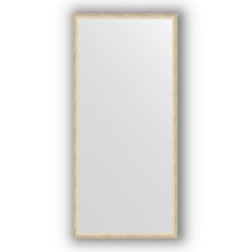 Зеркало в багетной раме - состаренное серебро 37 мм, 70 х 150 см, Evoform