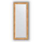 Зеркало с фацетом в багетной раме - сосна 62 мм, 51 х 131 см, Evoform - фото 306898085
