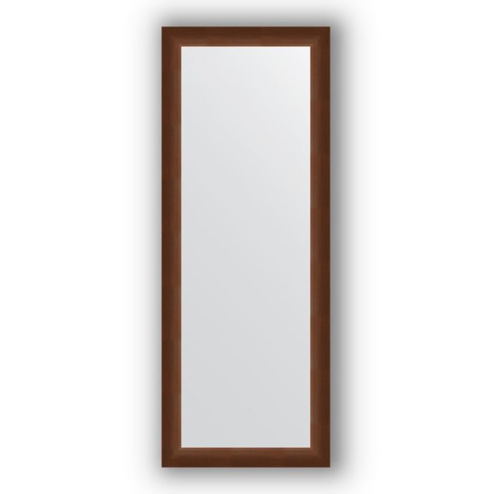 Зеркало в багетной раме - орех 65 мм, 56 х 146 см, Evoform