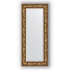 Зеркало с фацетом в багетной раме - византия золото 99 мм, 59 х 139 см, Evoform - фото 306898113