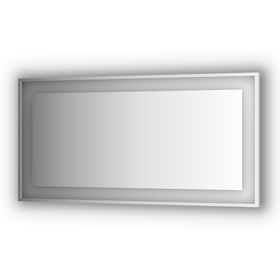 Зеркало в багетной раме со встроенным LED-светильником 35,5 Вт, 150x75 см, Evoform