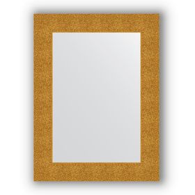 Зеркало в багетной раме - чеканка золотая 90 мм, 60 х 80 см, Evoform