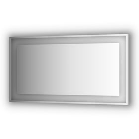 Зеркало в багетной раме со встроенным LED-светильником 33,5 Вт, 140x75 см, Evoform