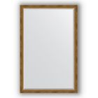 Зеркало с фацетом в багетной раме - состаренное бронза с плетением 70 мм, 113 х 173 см, Evoform - фото 6051426