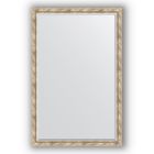 Зеркало с фацетом в багетной раме - прованс с плетением 70 мм, 113 х 173 см, Evoform - фото 306898137