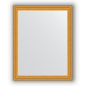 Зеркало в багетной раме - состаренное золото 67 мм, 76 х 96 см, Evoform