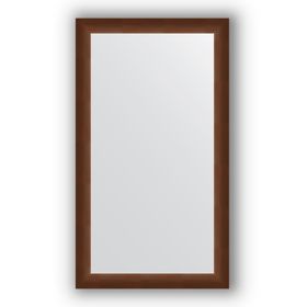 Зеркало в багетной раме - орех 65 мм, 66 х 116 см, Evoform