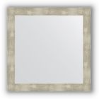 Зеркало в багетной раме - алюминий 61 мм, 64 х 64 см, Evoform - фото 306898156