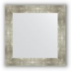 Зеркало в багетной раме - алюминий 90 мм, 70 х 70 см, Evoform - фото 306898158