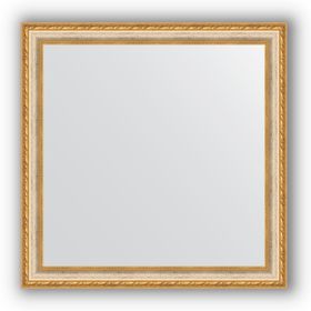 Зеркало в багетной раме - версаль кракелюр 64 мм, 75 х 75 см, Evoform