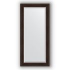 Зеркало с фацетом в багетной раме - тёмный прованс 99 мм, 79 х 169 см, Evoform - фото 306898167