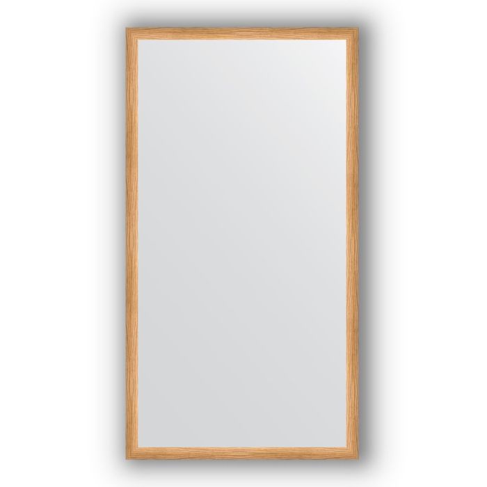 Зеркало в багетной раме - клен 37 мм, 70 х 130 см, Evoform