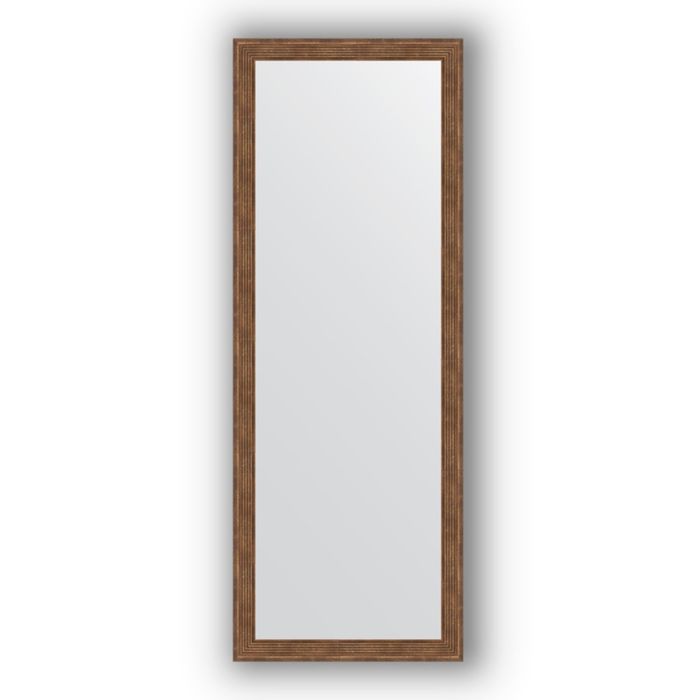 Зеркало в багетной раме - сухой тростник 51 мм, 53 х 143 см, Evoform