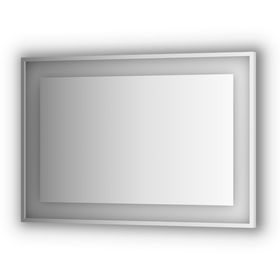 Зеркало в багетной раме со встроенным LED-светильником 27,5 Вт, 110x75 см, Evoform