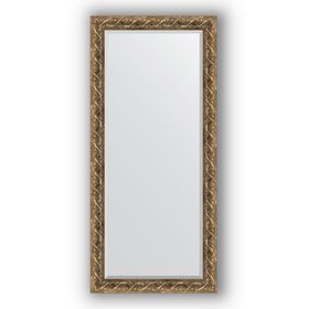 Зеркало с фацетом в багетной раме - фреска 84 мм, 76 х 166 см, Evoform