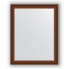 Зеркало в багетной раме - орех 65 мм, 76 х 96 см, Evoform