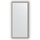 Зеркало в багетной раме - витое серебро 28 мм, 68 х 148 см, Evoform - фото 306898210