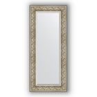 Зеркало с фацетом в багетной раме - барокко серебро 106 мм, 60 х 140 см, Evoform - фото 6051508