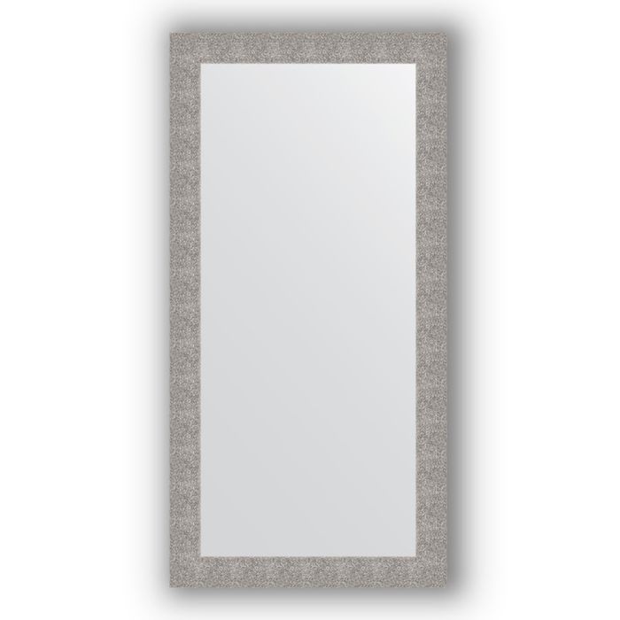 Зеркало в багетной раме - чеканка серебряная 90 мм, 80 х 160 см, Evoform