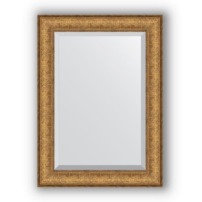 Зеркало с фацетом в багетной раме - медный эльдорадо 73 мм, 54 х 74 см, Evoform