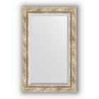 Зеркало с фацетом в багетной раме - прованс с плетением 70 мм, 53 х 83 см, Evoform - фото 306898224