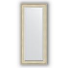 Зеркало с фацетом в багетной раме - травленое серебро 95 мм, 68 х 158 см, Evoform - фото 6051528