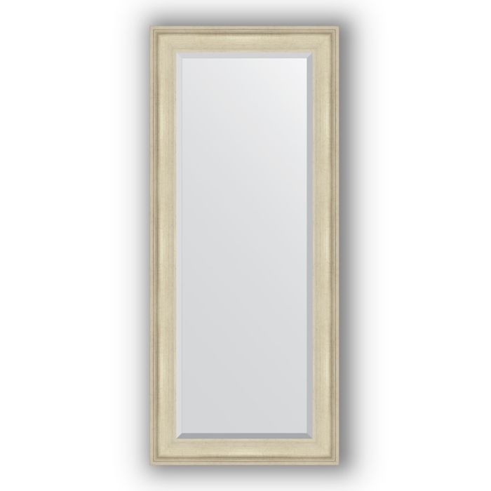 Зеркало с фацетом в багетной раме - травленое серебро 95 мм, 68 х 158 см, Evoform