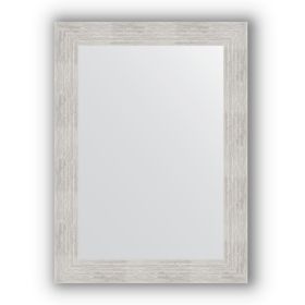 Зеркало в багетной раме - серебряный дождь 70 мм, 56 х 76 см, Evoform