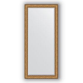 Зеркало с фацетом в багетной раме - медный эльдорадо 73 мм, 74 х 164 см, Evoform