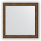 Зеркало в багетной раме - виньетка состаренная бронза 56 мм, 74 х 74 см, Evoform - фото 297886321