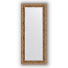 Зеркало с фацетом в багетной раме - виньетка античная бронза 85 мм, 60 х 145 см, Evoform - фото 306898278