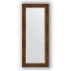 Зеркало с фацетом в багетной раме - римская бронза 88 мм, 61 х 146 см, Evoform - фото 6051580