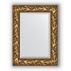Зеркало с фацетом в багетной раме - византия золото 99 мм, 59 х 79 см, Evoform - фото 6051582