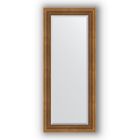 Зеркало с фацетом в багетной раме - бронзовый акведук 93 мм, 62 х 147 см, Evoform - фото 6051585